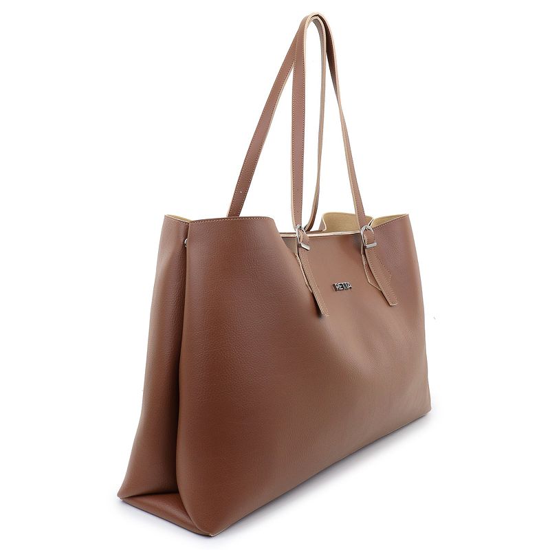 Bolsa Grande Shopping Camila Caramelo