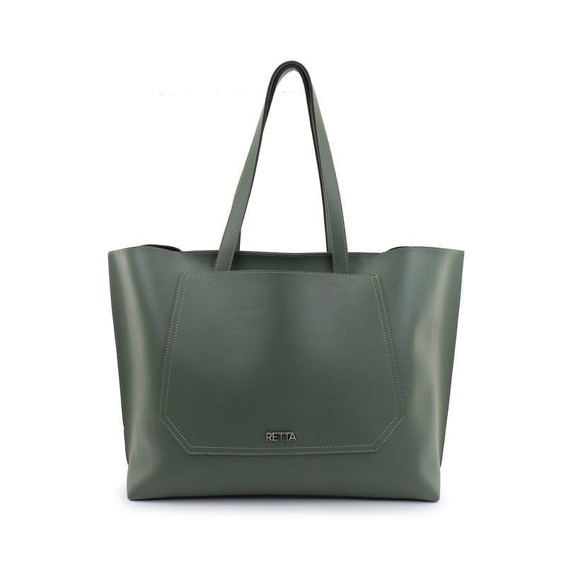 Bolsa Saco Grande Laura Verde Militar