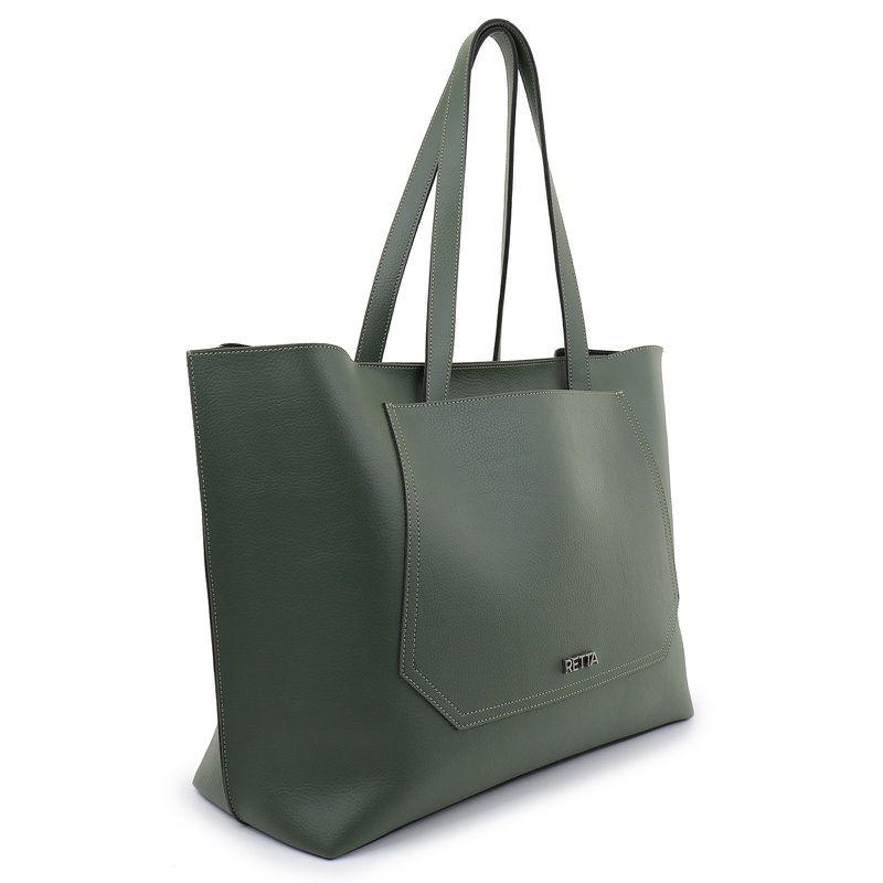 Bolsa Saco Grande Laura Verde Militar