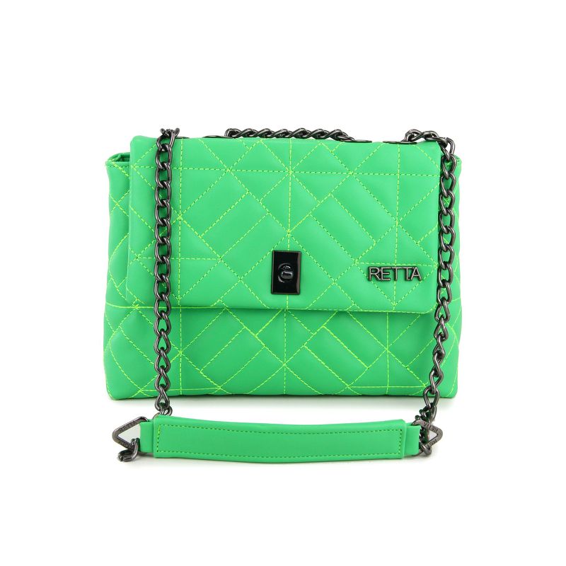  Bolsa Tiracolo Média Jade Verde Lima - RETTA