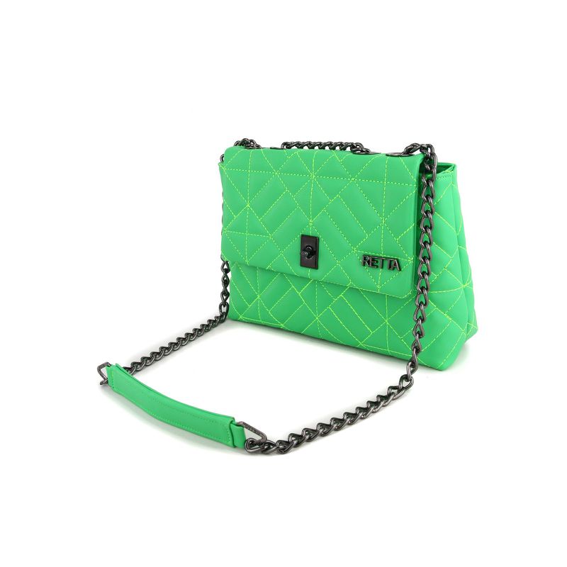  Bolsa Tiracolo Média Jade Verde Lima