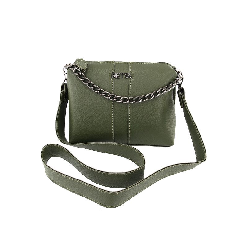 Bolsa Tiracolo Pequena Kiara Verde Militar - RETTA