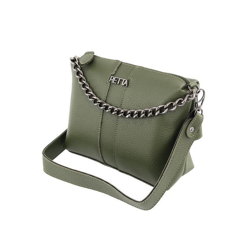 Bolsa Tiracolo Pequena Kiara Verde Militar 