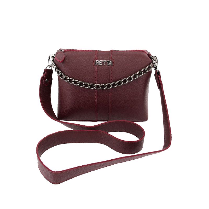 Bolsa Tiracolo Pequena Kiara Vinho - RETTA