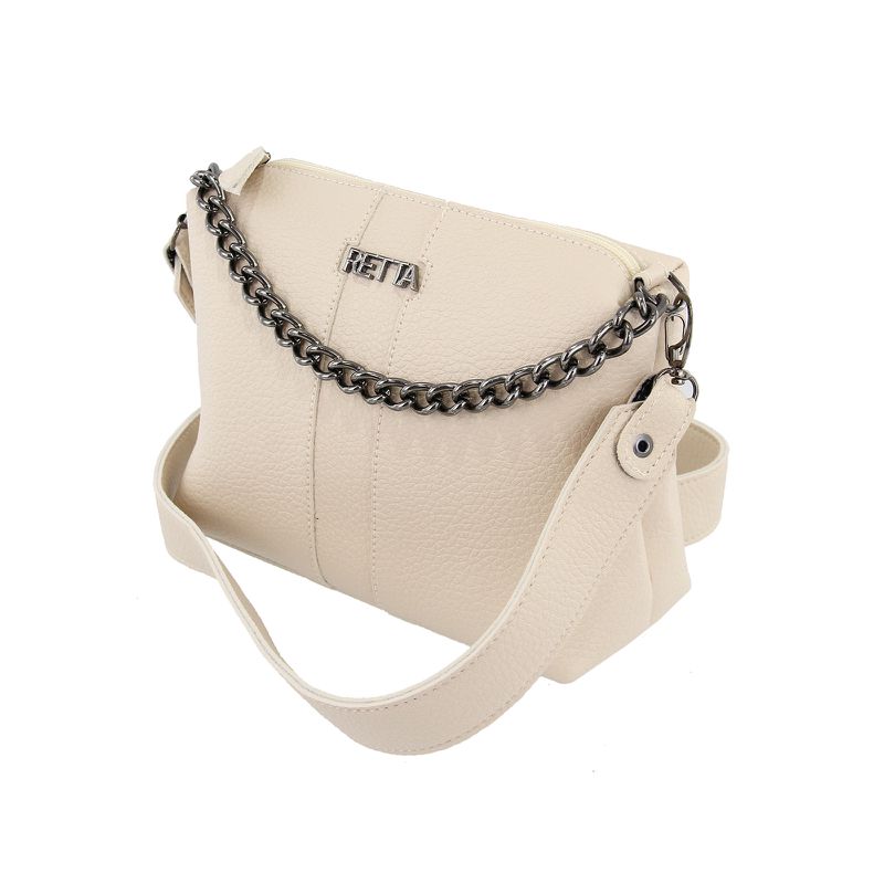 Bolsa Tiracolo Pequena Kiara Marfim