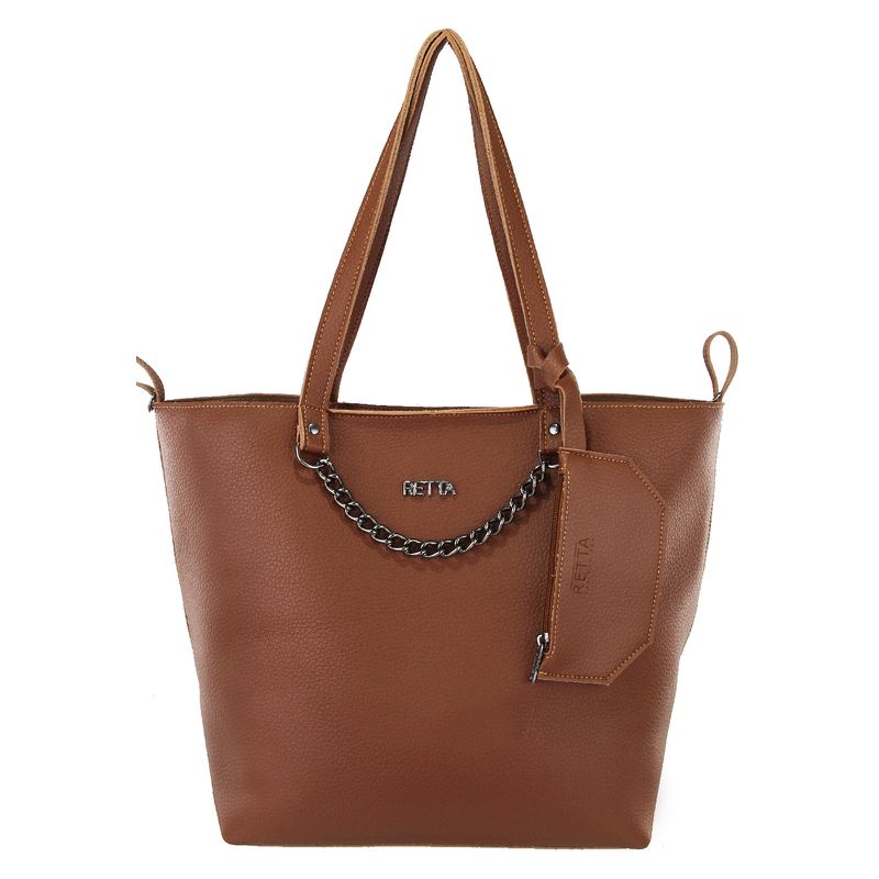 Bolsa Saco Sacola Grande Kiara Caramelo - RETTA