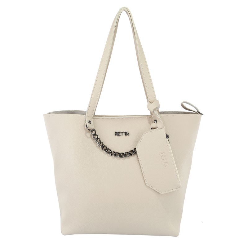 Bolsa Saco Sacola Grande Kiara Marfim - RETTA