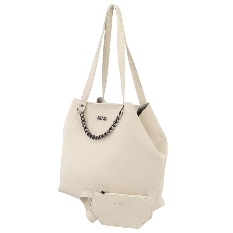 Bolsa Saco Sacola Grande Kiara Marfim