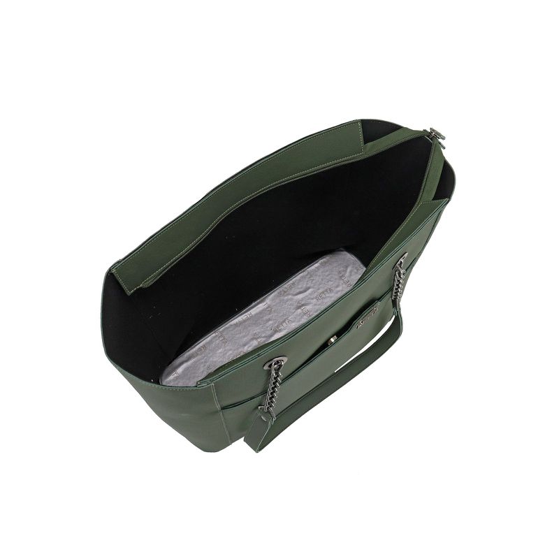 Bolsa Saco Sacola Grande Esther Verde Militar