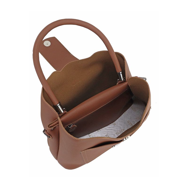 Bolsa Média Tiracolo Leticia Caramelo