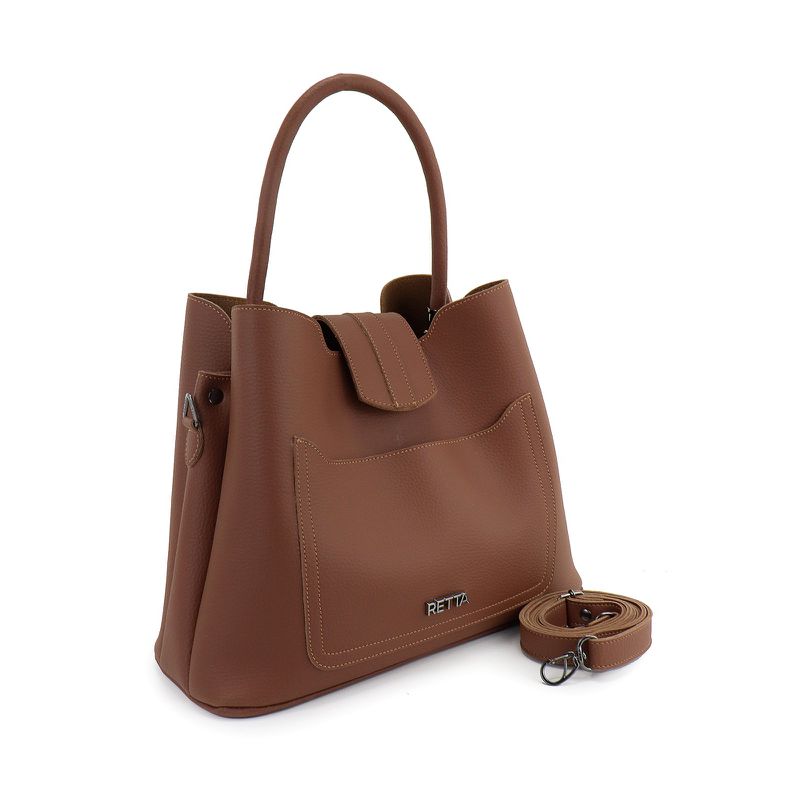 Bolsa Média Tiracolo Leticia Caramelo