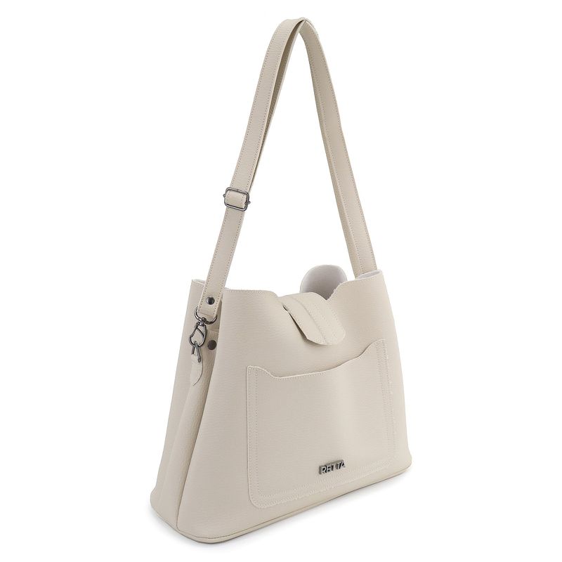 Bolsa Média Tiracolo Leticia Marfim