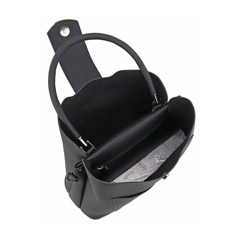 Bolsa Média Tiracolo Leticia Preta 