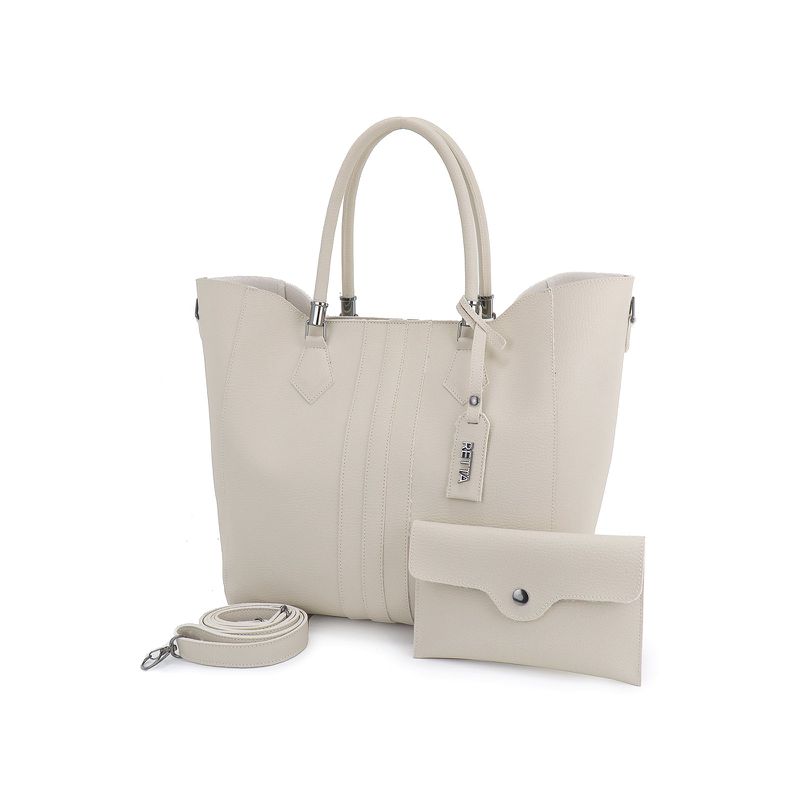 Bolsa Saco Sacola Grande Rebeca Marfim