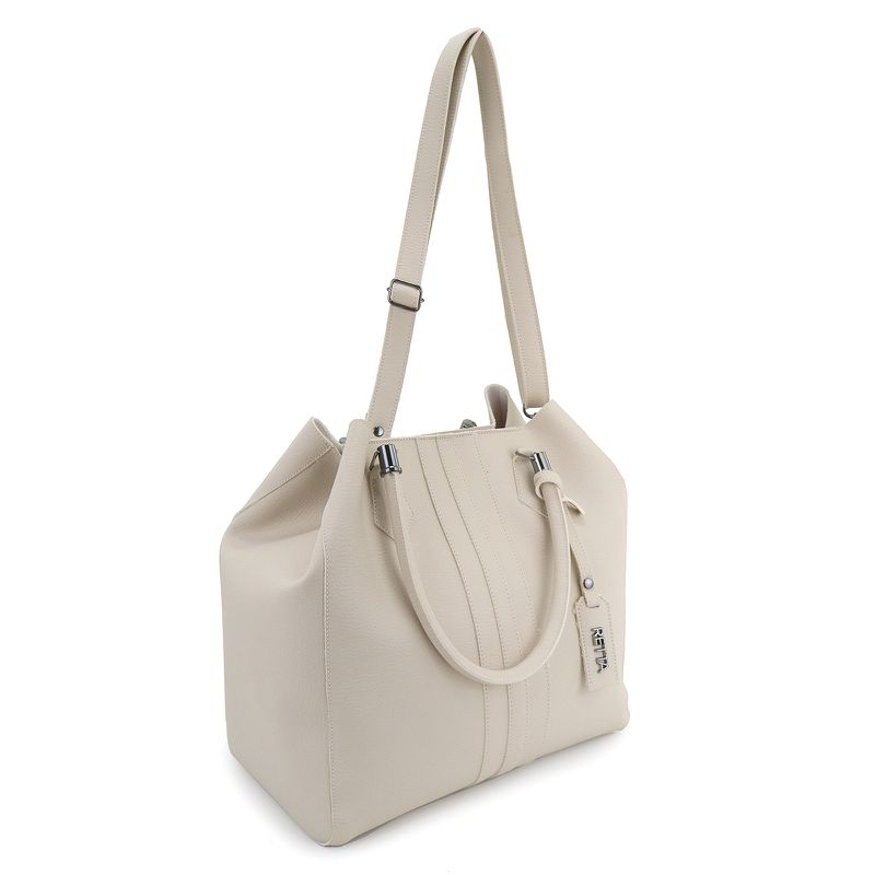 Bolsa Saco Sacola Grande Rebeca Marfim