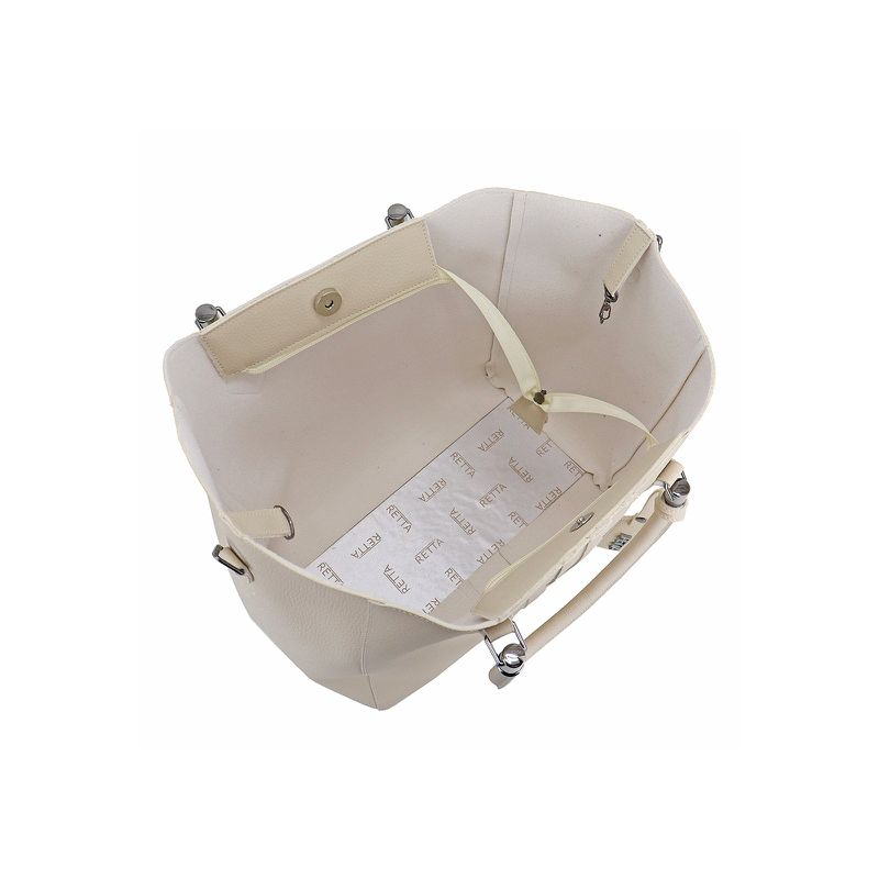 Bolsa Saco Sacola Grande Rebeca Marfim