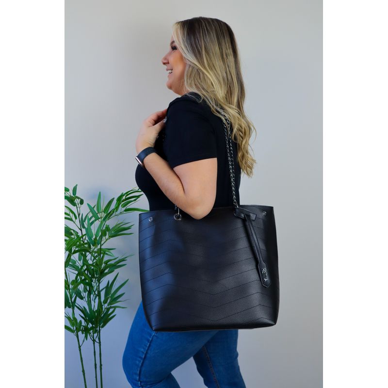 Kit Valentina Grande Preta + Malu Pequena Marfim 