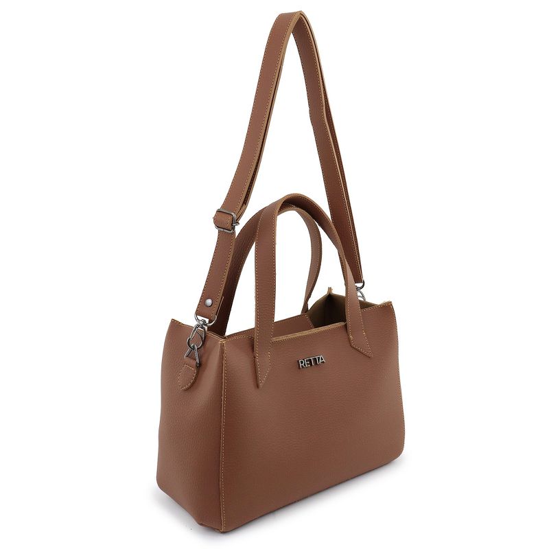 Bolsa Média Tiracolo Lorena Caramelo