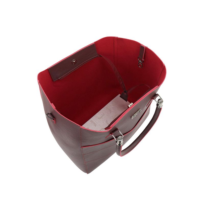 Bolsa Sacola Grande Larissa Vinho