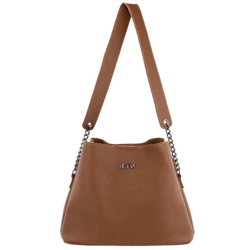 Bolsa Tiracolo Média Liz  Caramelo