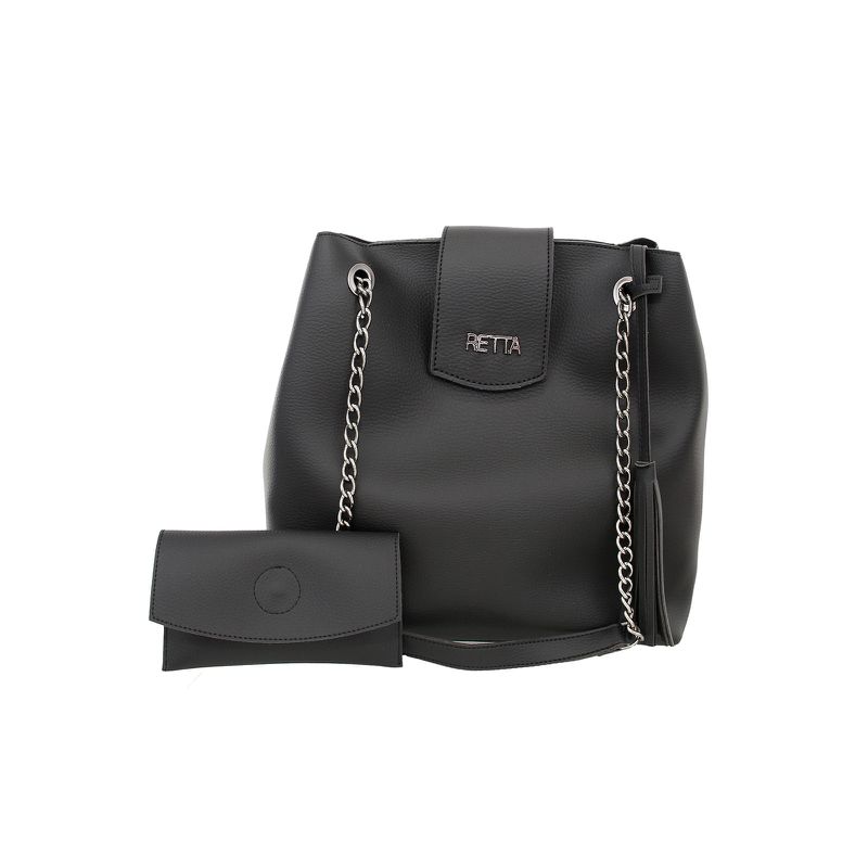 Bolsa Saco Corrente Sacola Grande Preta