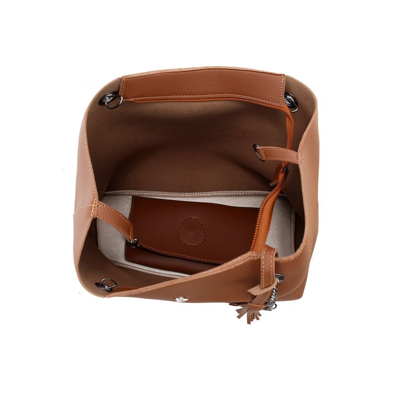 Bolsa Saco Corrente Sacola Grande Caramelo