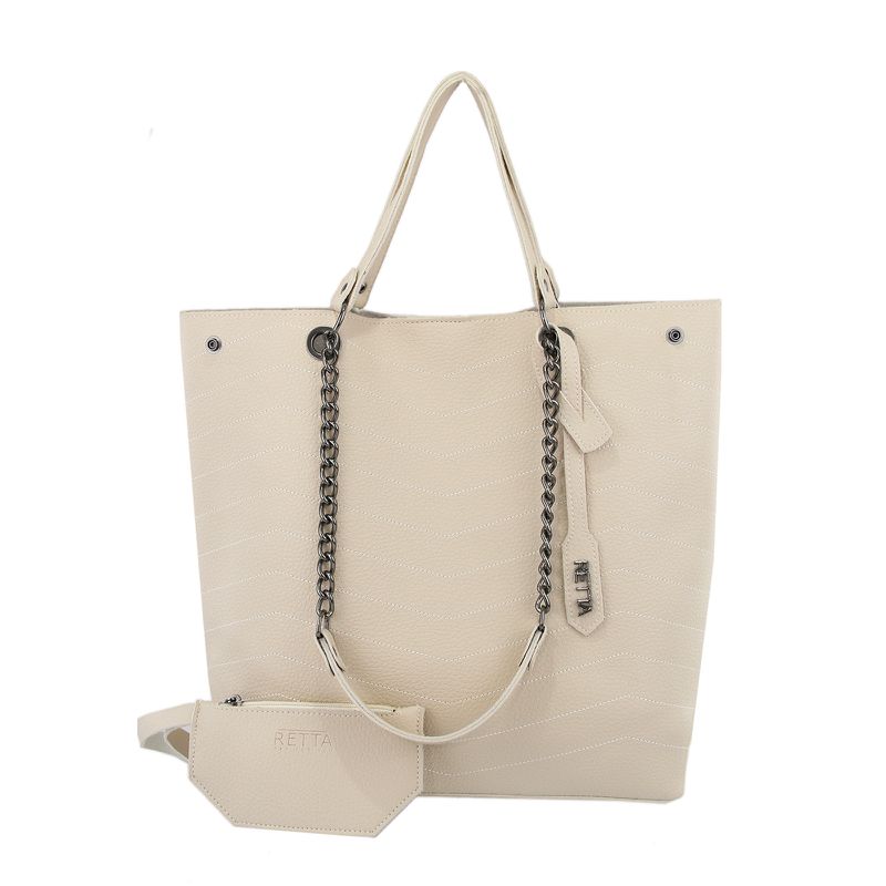 Bolsa Saco Grande Valentina Marfim