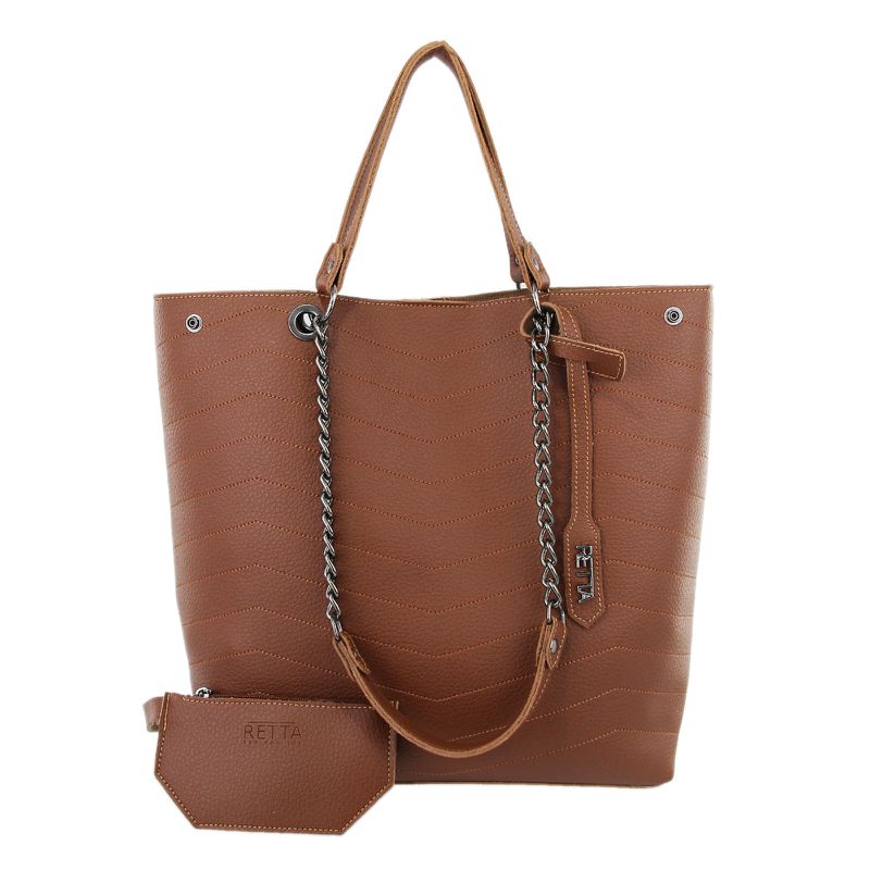 Bolsa Saco Grande Valentina Caramelo