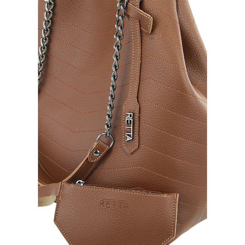 Bolsa Saco Grande Valentina Caramelo