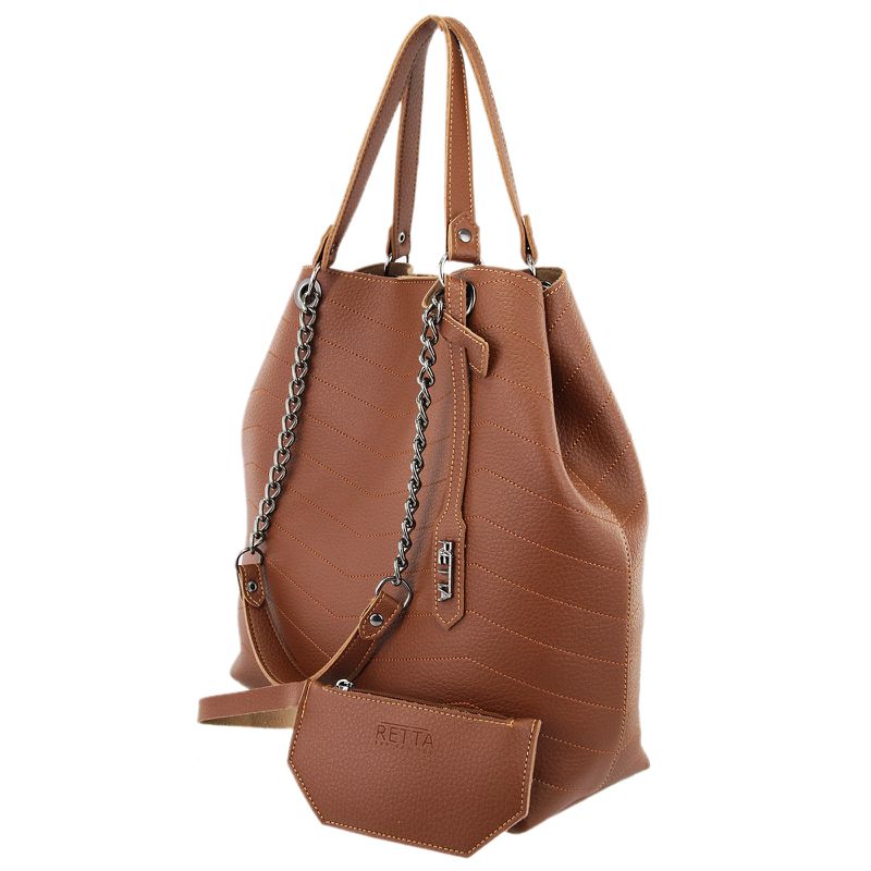 Bolsa Saco Grande Valentina Caramelo