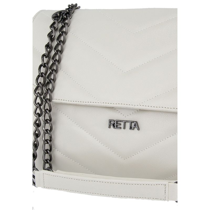 Bolsa Tiracolo Média Matelasse Isa Marfim