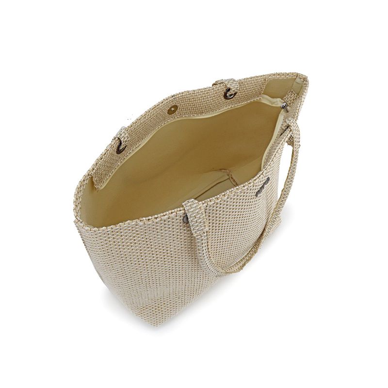 Bolsa de Praia Grande com Necessaire Marfim