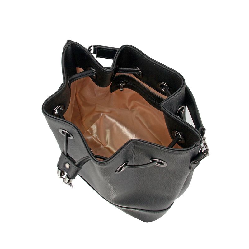 Bolsa Tiracolo Bucket Paola Preta