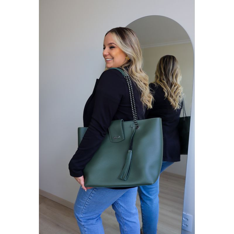 Bolsa Saco Corrente Sacola Grande Verde Militar 