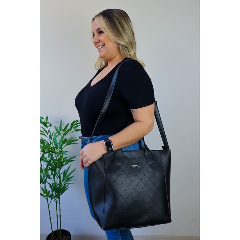 Bolsa Saco Grande Aurora Preta 