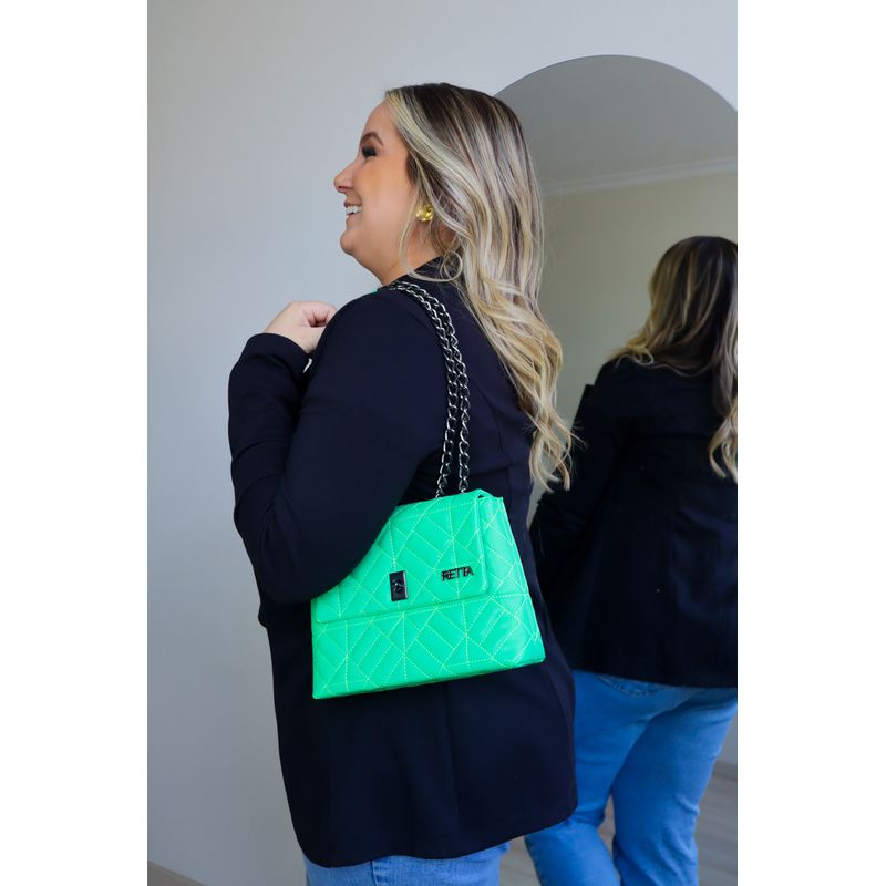  Bolsa Tiracolo Média Jade Verde Lima