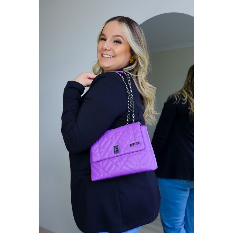Bolsa Tiracolo Média Jade Roxa 