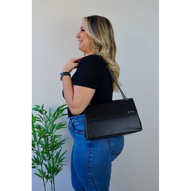 Bolsa Tiracolo Média Luisa Preta