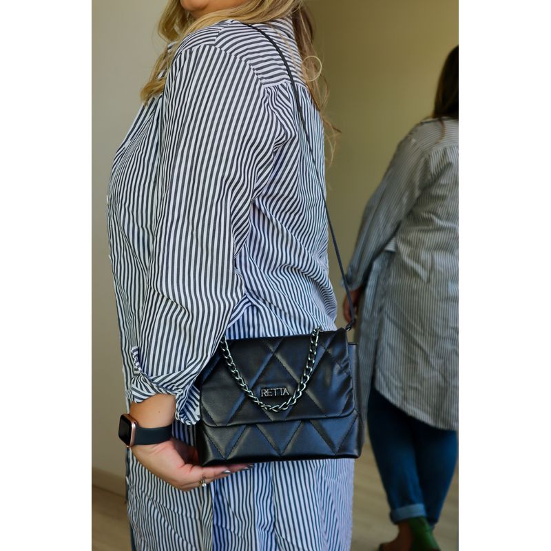 Bolsa Pequena Tiracolo Malu Preta