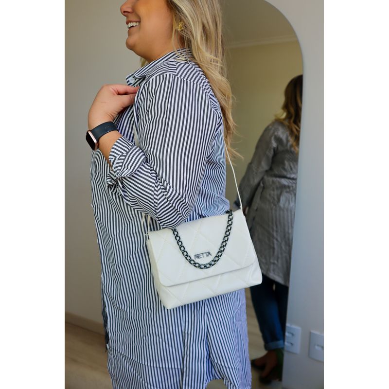 Bolsa Pequena Tiracolo Malu Marfim