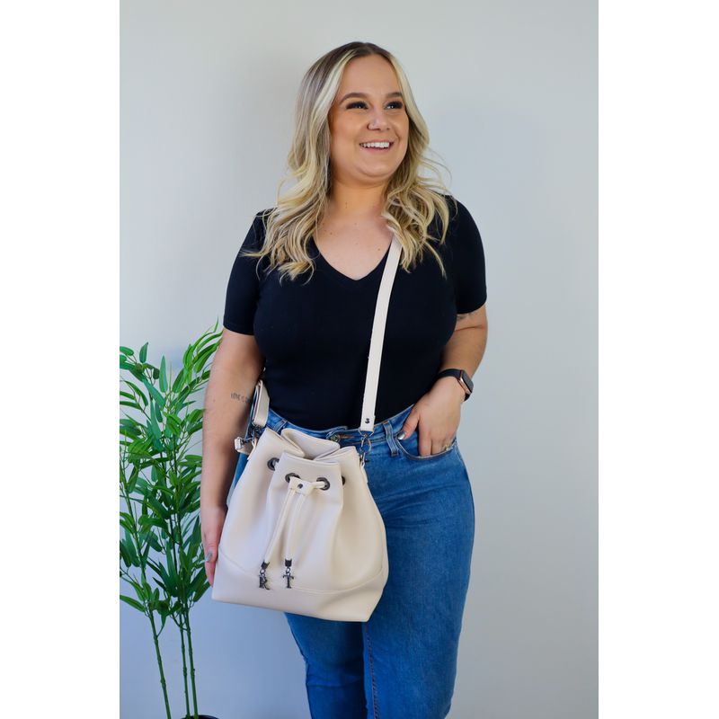 Bolsa Tiracolo Bucket Paola Marfim