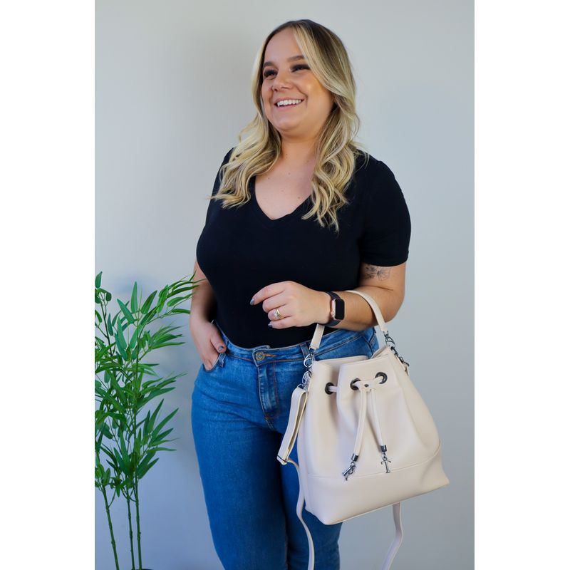 Bolsa Tiracolo Bucket Paola Marfim