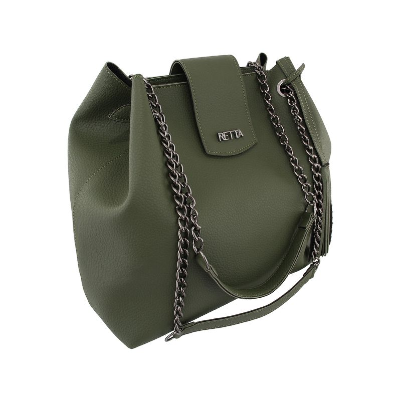 Kit Saco Verde + Kiara Preta