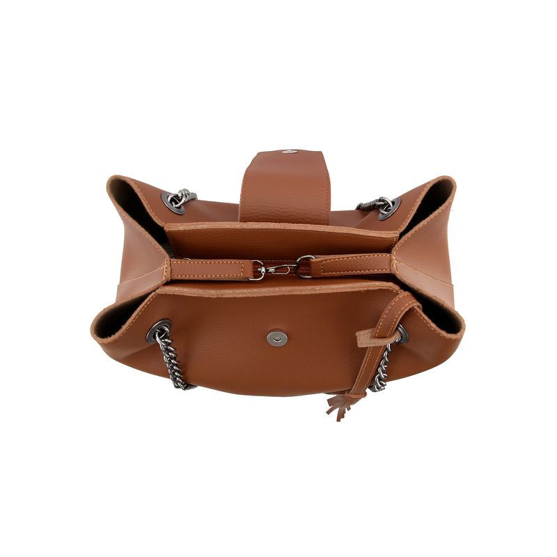 Kit Saco Caramelo + Kiara Preta