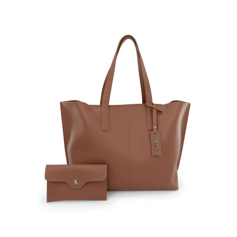 Bolsa Saco Grande Yasmin Caramelo - RETTA