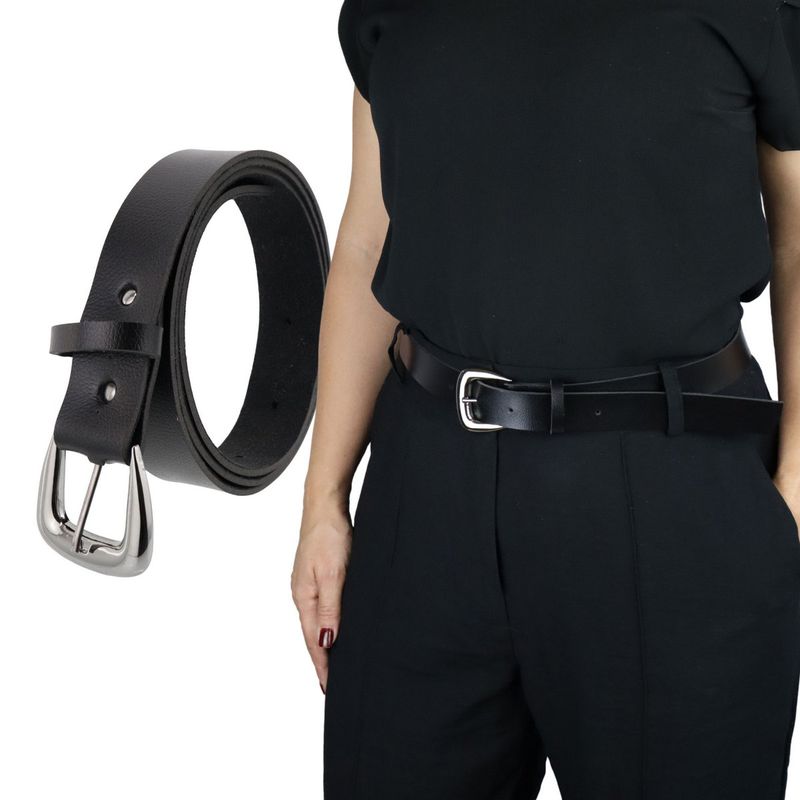 Cinto Exclusivo Retta Sintético Premium Liso Preto