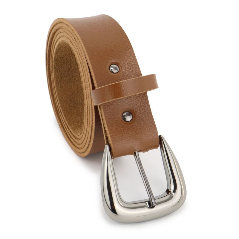 Cinto Exclusivo Retta Sintético Premium Liso Caramelo