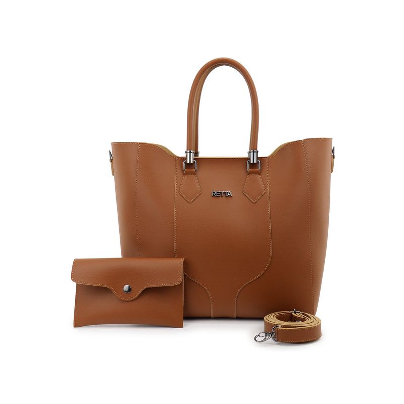 Bolsa Saco Grande Nanda Caramelo