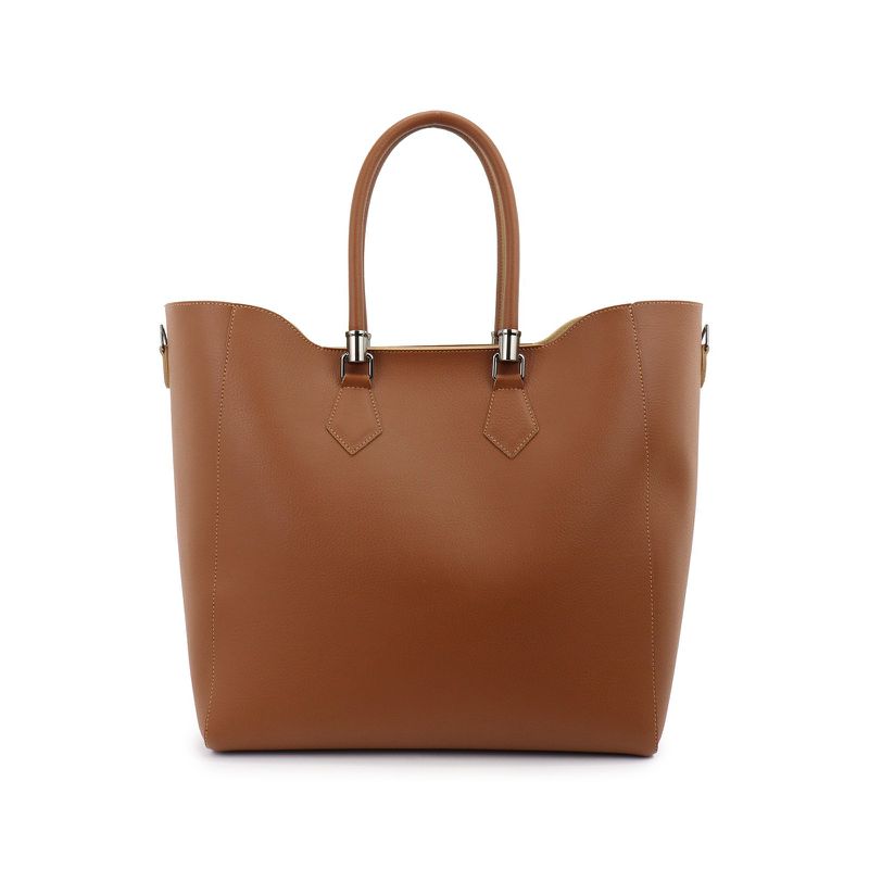 Bolsa Saco Grande Nanda Caramelo