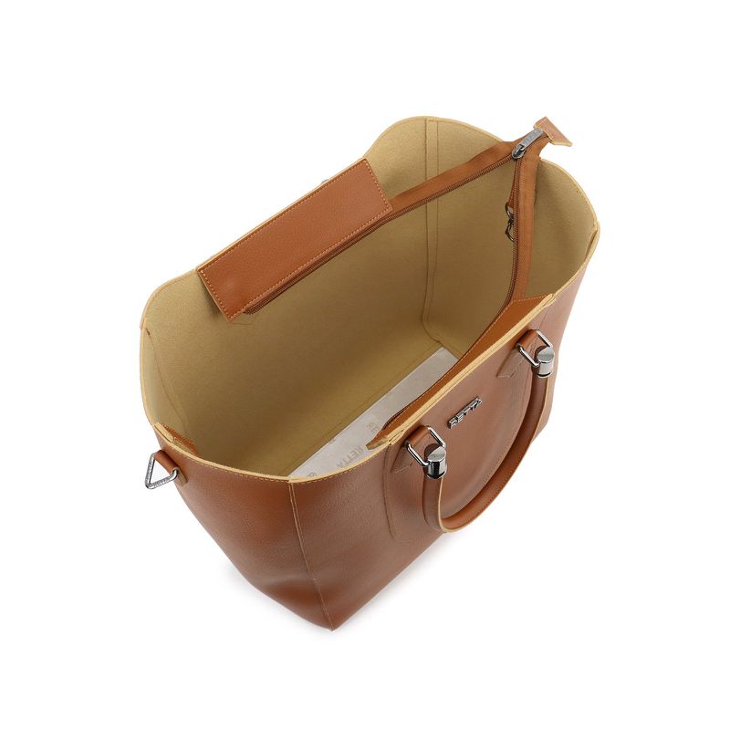 Bolsa Saco Grande Nanda Caramelo